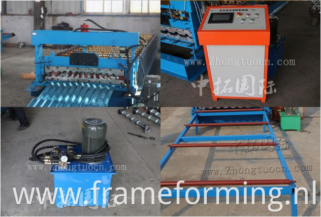 Corrugated board roll forming machine (12)